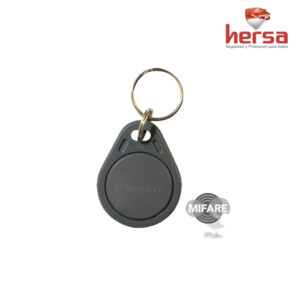 Llavero de proximidad tag Mifare 13.56 MHz color gris TH