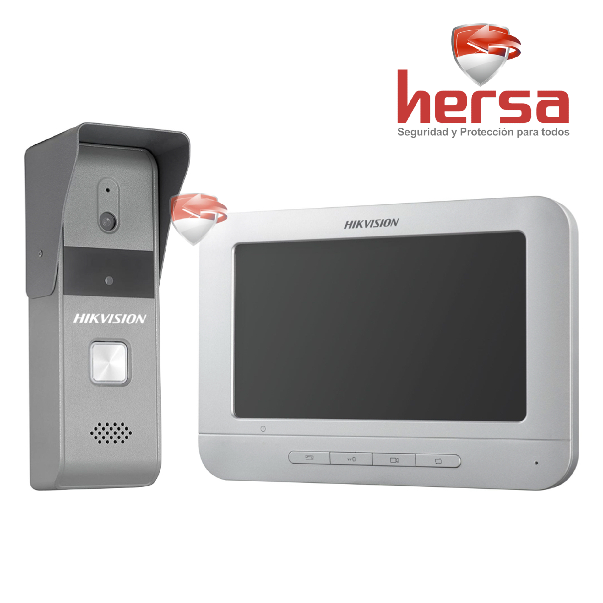 DS KIS203 Hikvision Kit Videoportero Analogo Hersa