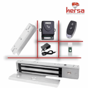 Electroimán De 350 Lbs - Control Remoto - Fuente - Soporte U | Kit | TH